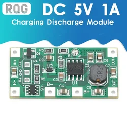 Módulo de descarga de carga DC 5V 1A para batería de litio 18650, convertidor de voltaje UPS, placa de fuente de alimentación ininterrumpida