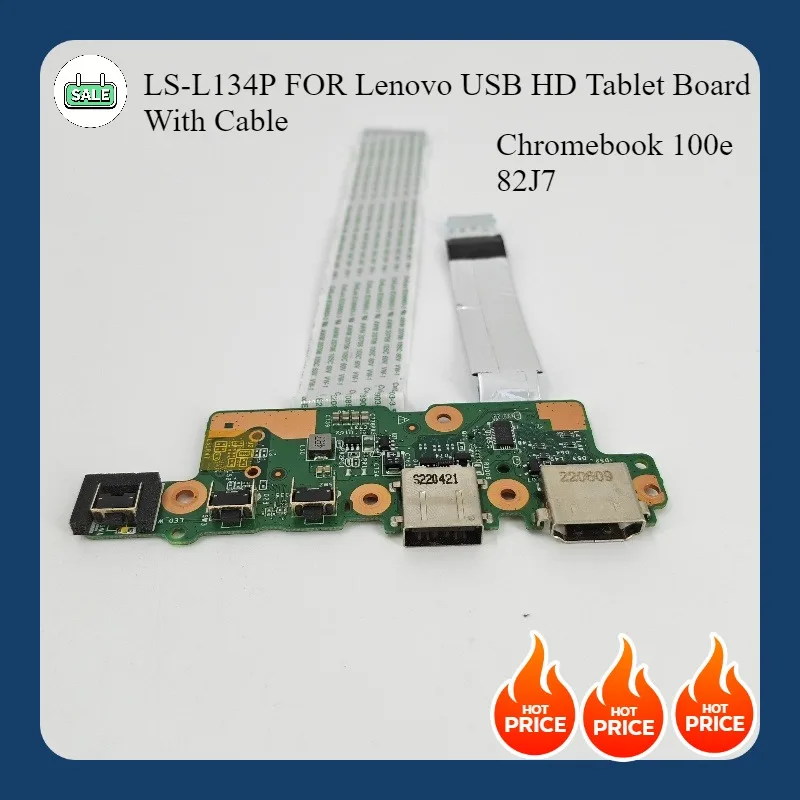

FOR Lenovo Notebook Laptop Chromebook USB board With Cable 100e 82J7 5C51C94218 GL1EA LS-L134P