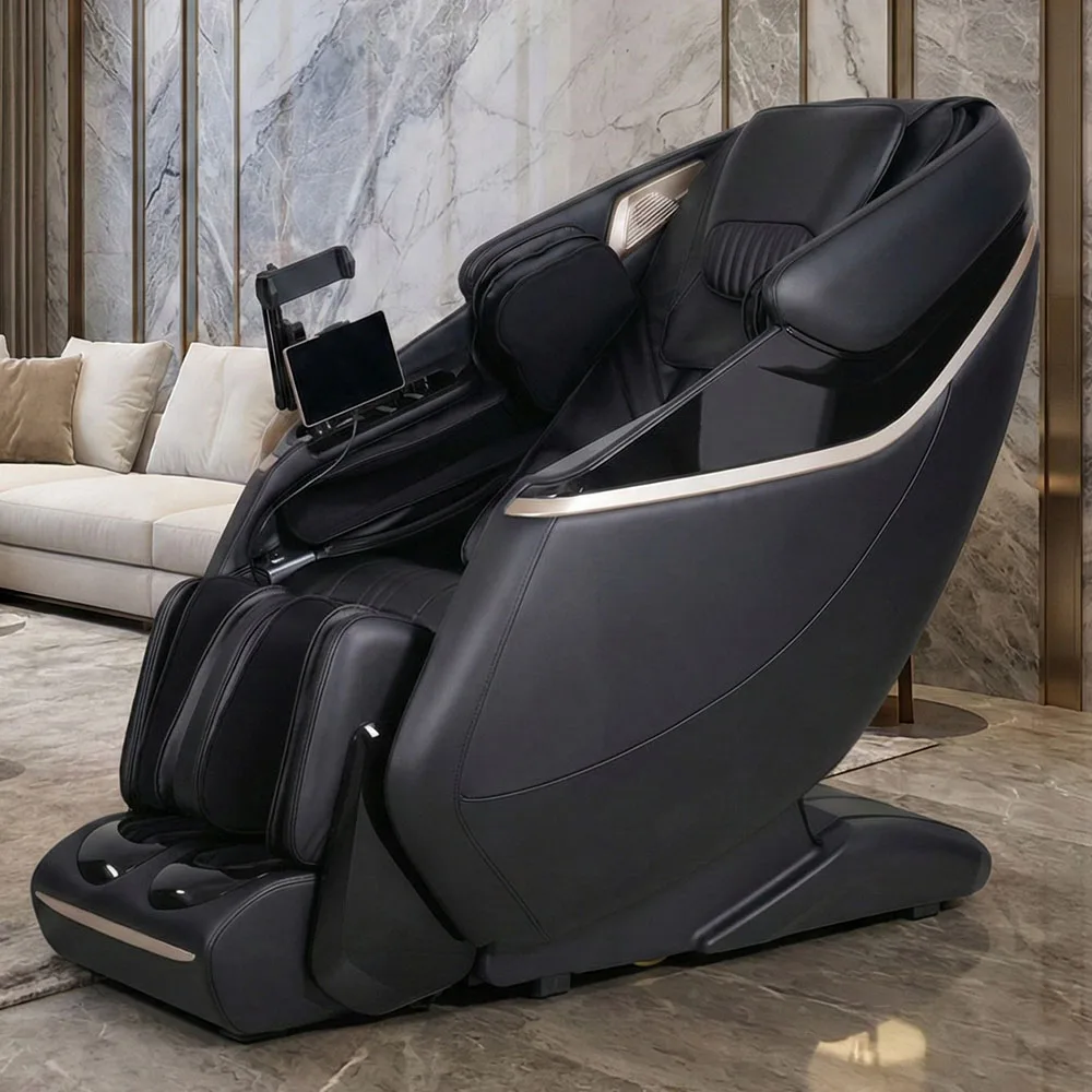 

Массажное кресло 4D Smart с гибкой направляющей, функцией нулевой гравитации, моторизованным массажем икр и полным массажем тела
