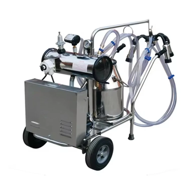

25L 50L Automatic Cow Milking Machine Vacuum Pump Portable Electric for Farms