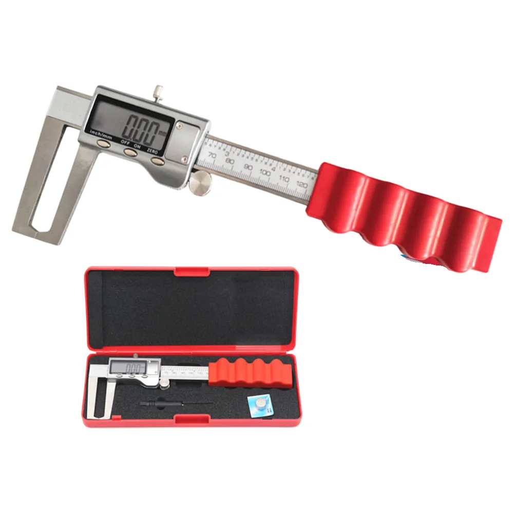 Brake Pad Thickness Brake Disc Thickness Gauge Precise Measurement Sturdy Construction Tool For Garages Vehicle Safety