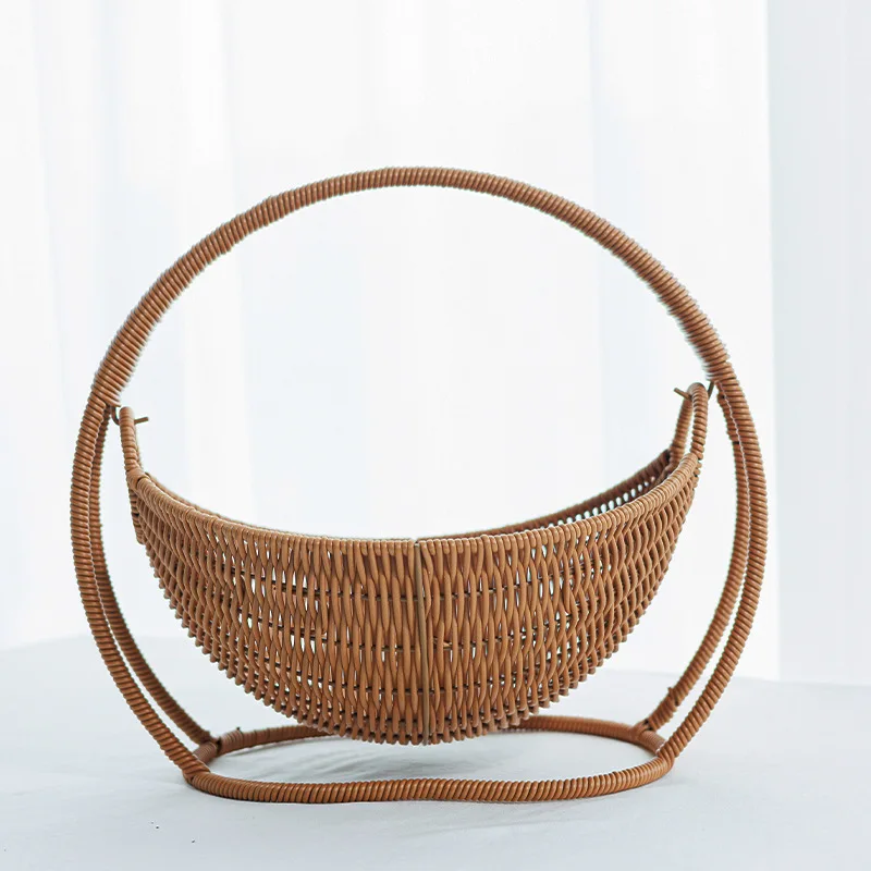 modern-simple-style-wicker-basket-baby-basket-fruit-basket-snack-plate-candy-afternoon-tea-tray-basket-home-storage-organizer