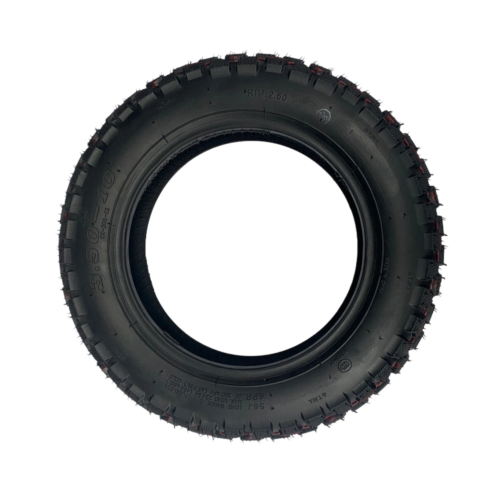 Electric car tires 3.50-10 10 inch vacuum tire electric pedal motorcycle tire thickened wear-resistant tire vacuum tire