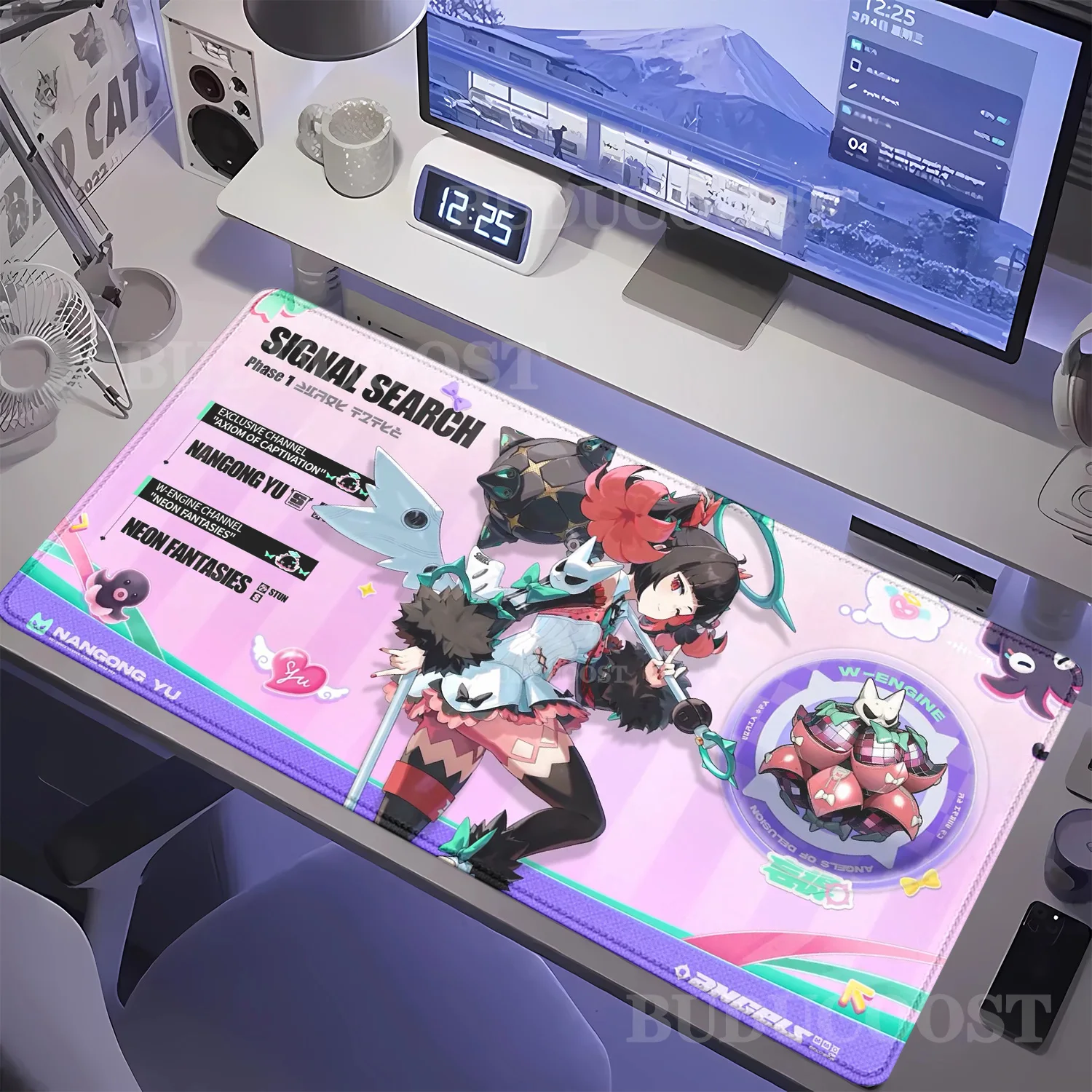 

Mouse Pad ZZZ Zenless Zone Zero Nangong Yu Aria Sunna Cute Anime Girl Angels of Delusion overlock Large Size HD Printing DeskMat