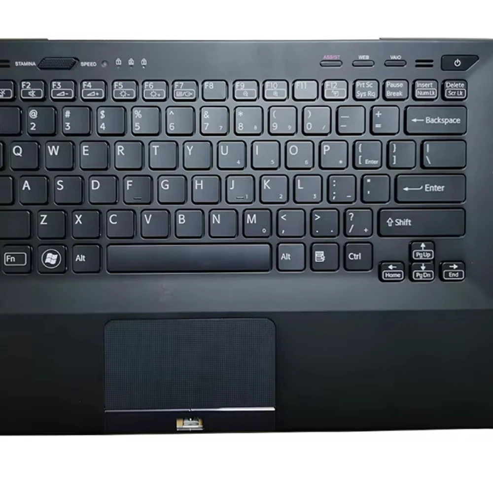 Nouveau pour SONY VAIO VPC SA SB SC VPCSA VPCSB VPCSC PCG-41216L US clavier d'ordinateur portable repose-poignets couvercle supérieur rétro-4.2