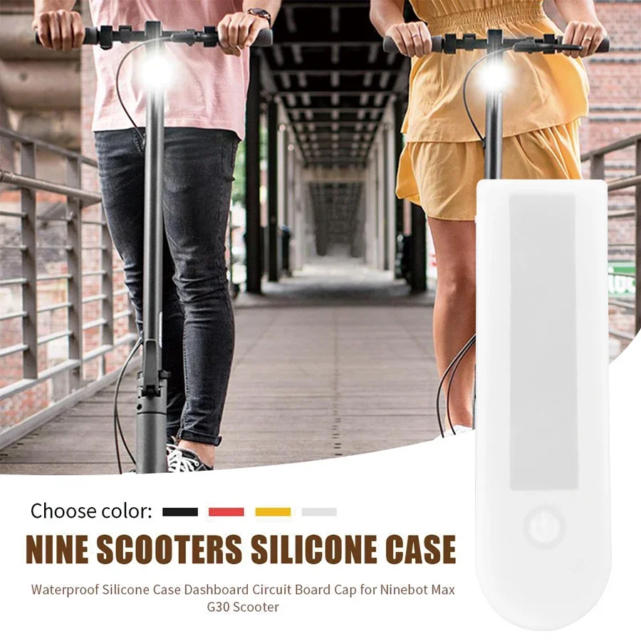 Dashboard Display Silicone Cover for Segway Ninebot Electric Scooter G30 G30D Panel Cover Waterproof Protective Rubber Case