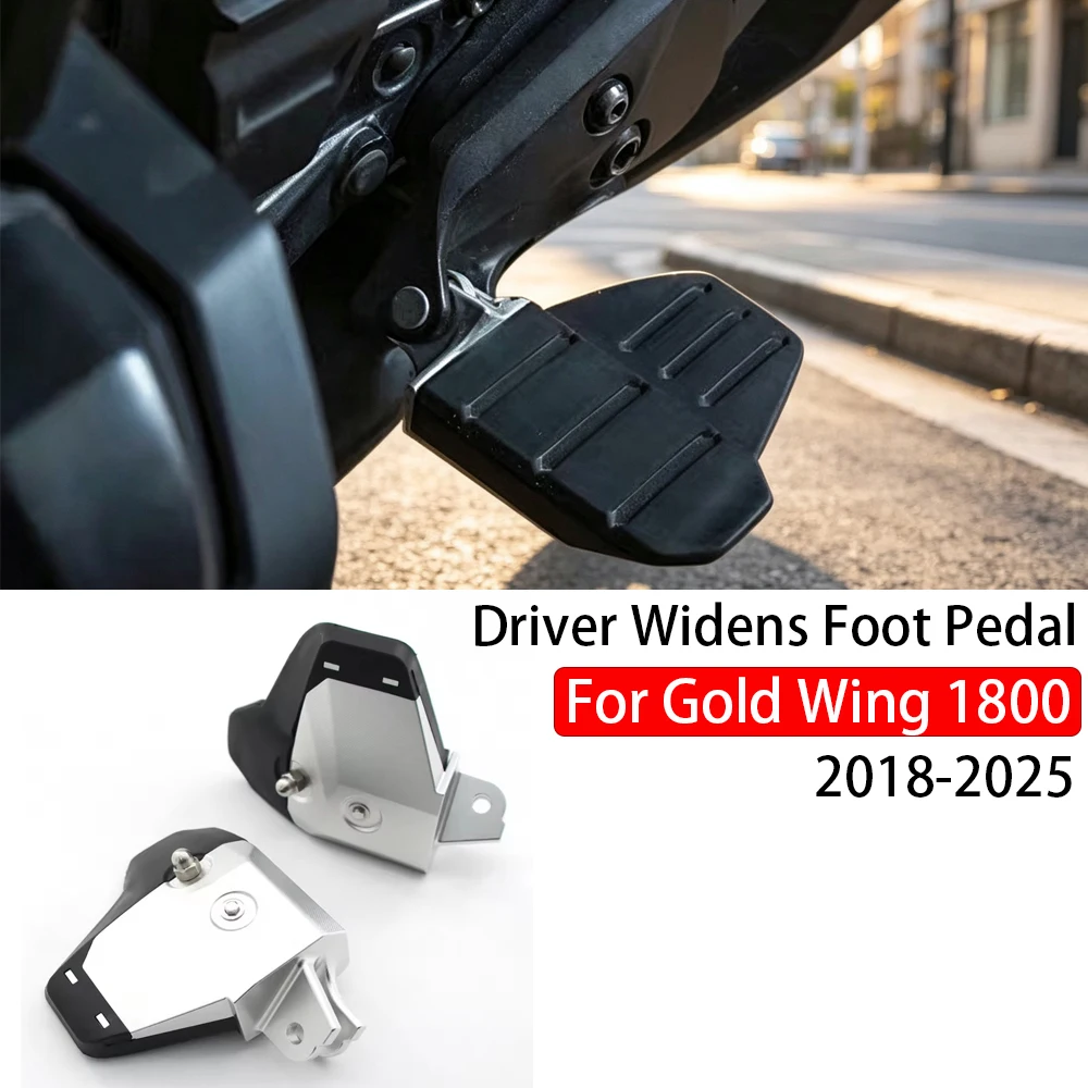 2018-2025 For Gold Wing GL1800 Tour DCT Motorcycle Wide Rider Foot Pegs Footrests Highway Peg Mounts For Honda Goldwing GL 1800