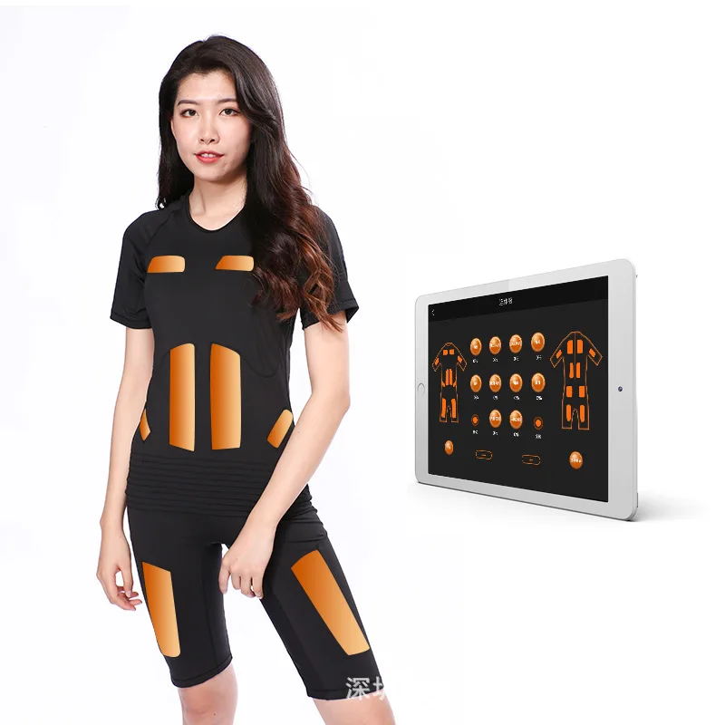 

EMS micro-current pulse intelligent fitness clothing yoga training clothing pants fitness clothing rehabilitation clothing shark