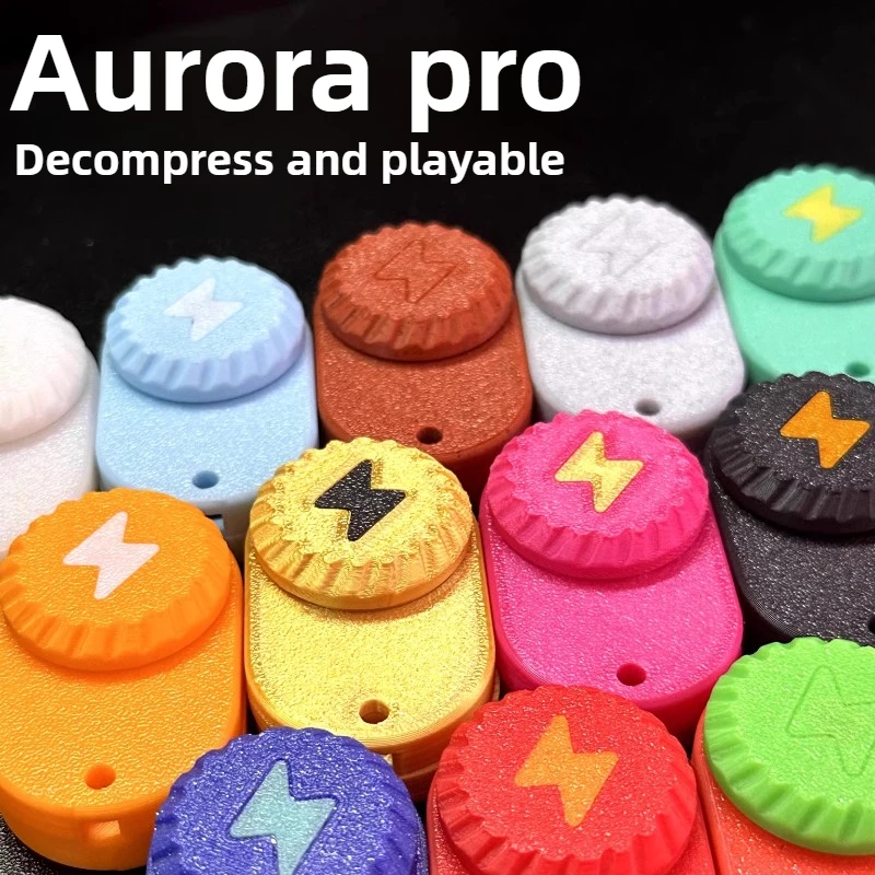 

KEYI Aurora 2.0 Pro EDC ритмическое магнитное вращение с прямым нажатием на кончиках пальцев, декомпрессионная игрушка