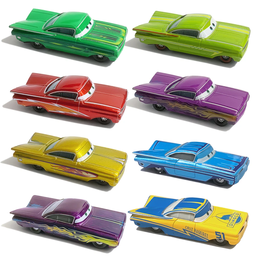 Cars 2 3 Character Paint Shop Owner Ramone Series Colors Golden Green Red Purple Alloy Diecast Children's Toy Car