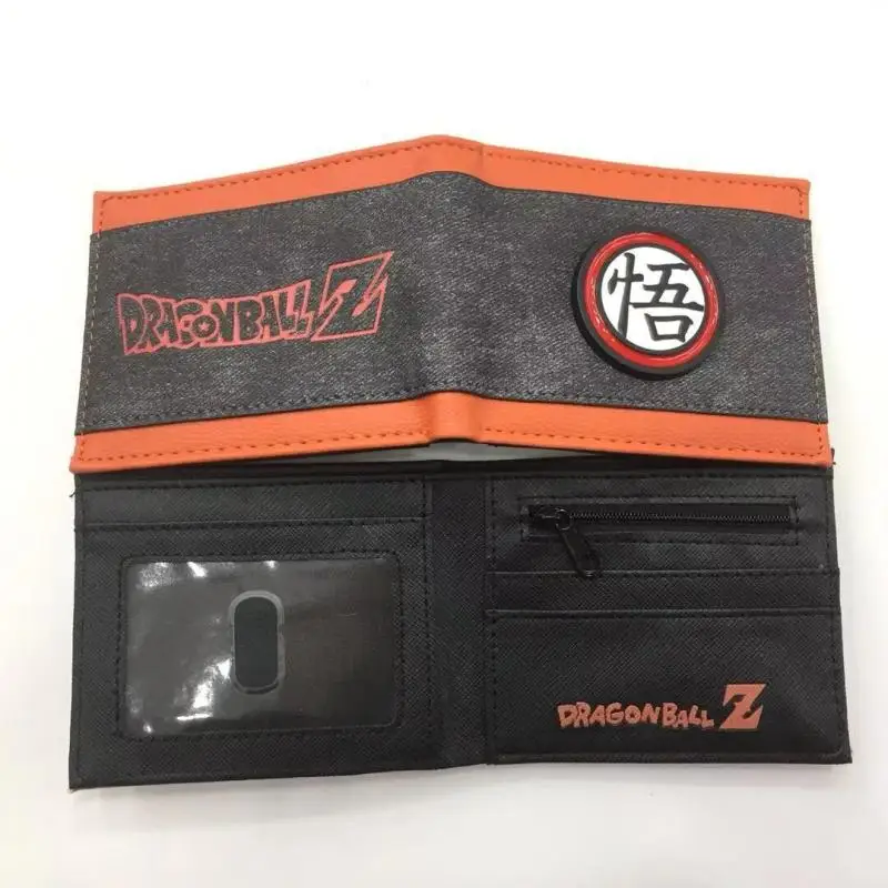 

Anime Coin Pocket Dragon Ball Son Goku Wallets Short Pu Leather Wallet Photo Card Holder Cartoon Large Capacity Coin Purse Gifts
