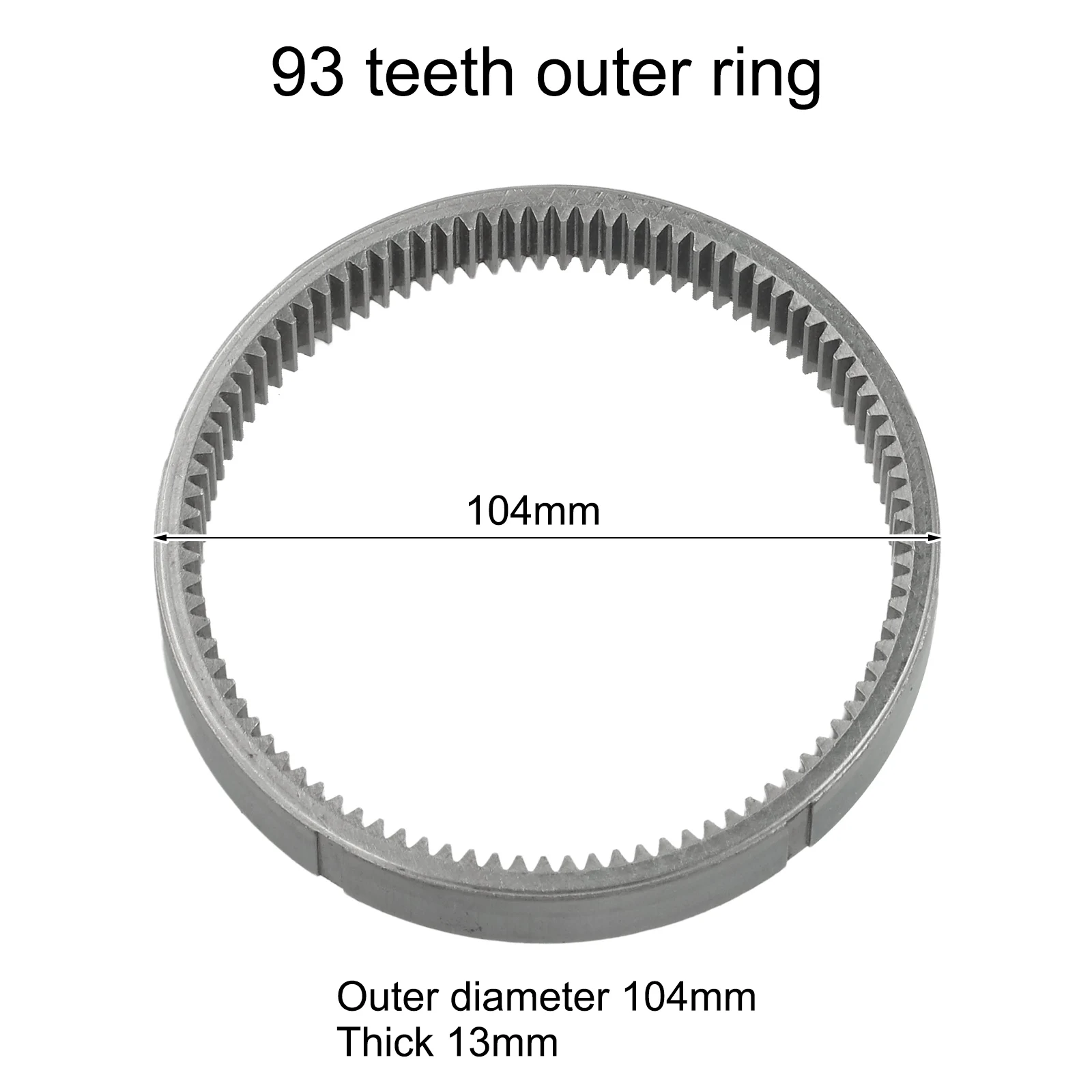 

For Electric Bicycle Electric Bicycle Gear Outer Gear Good Compatibility High Quality Material Replacement Gear