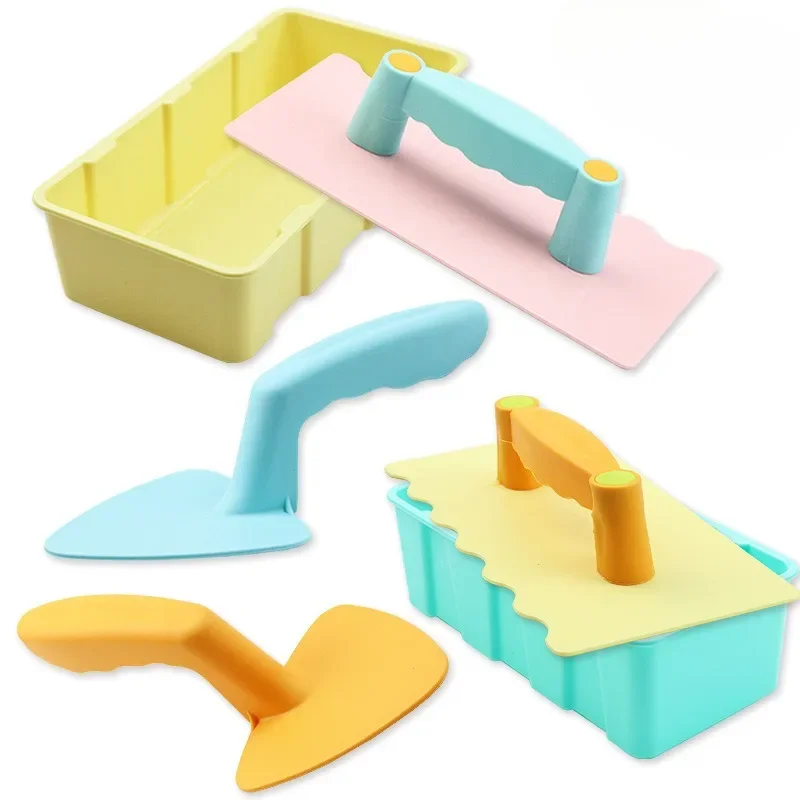 Beach Toy Children Play Sand Toy Shovel Sandbox Brick Walls Molds Castle Building Tools Summer Outdoor Play Beach Game for Kids