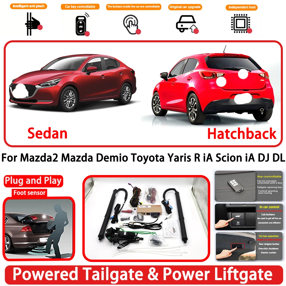 for Mazda2 Mazda Demio Toyota Yaris R iA Scion iA DJ DL OEM Auto Powered Tailgate Power Liftgate Rear Trunk Opener System