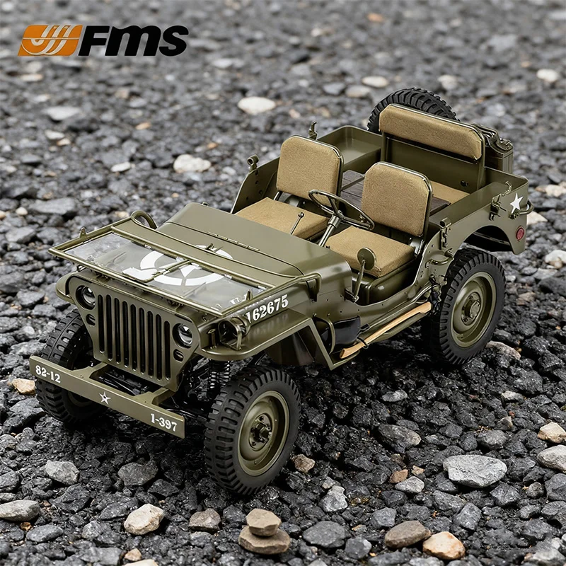

FMS 1:6 Climber Willis Super Large Remote Control Car Off-Road Climbing Four-Wheel Drive Electric Model Toy Car Limited Sales RS