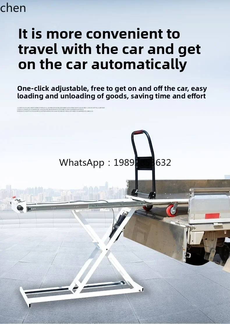 

ZZlift cart Small portable truck lift flatbed truck Loading and unloading artifact