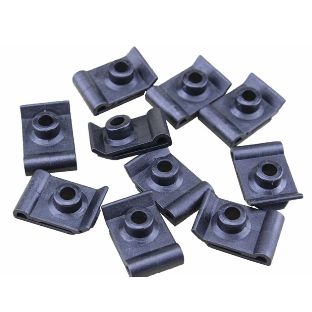 20Pcs Nylon U Nut Front Liner Clip Mounting Grommet For Toyota 5387922010 Liner Car Clips Nuts Accessories