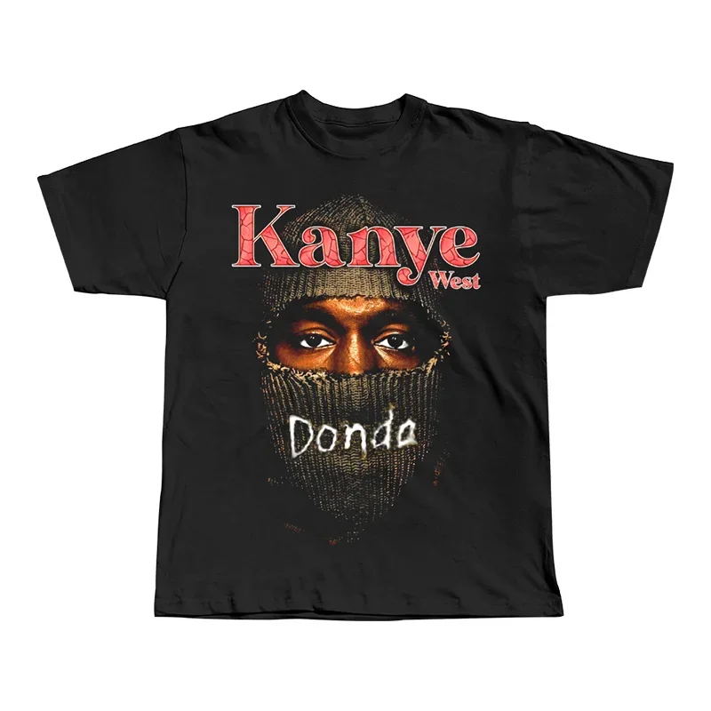 

Summer 2025 Classic American Hip-hop Pattern Men's Pure Cotton Loose Short Sleeve T-shirt Fashion Trend Streetwear Unisex