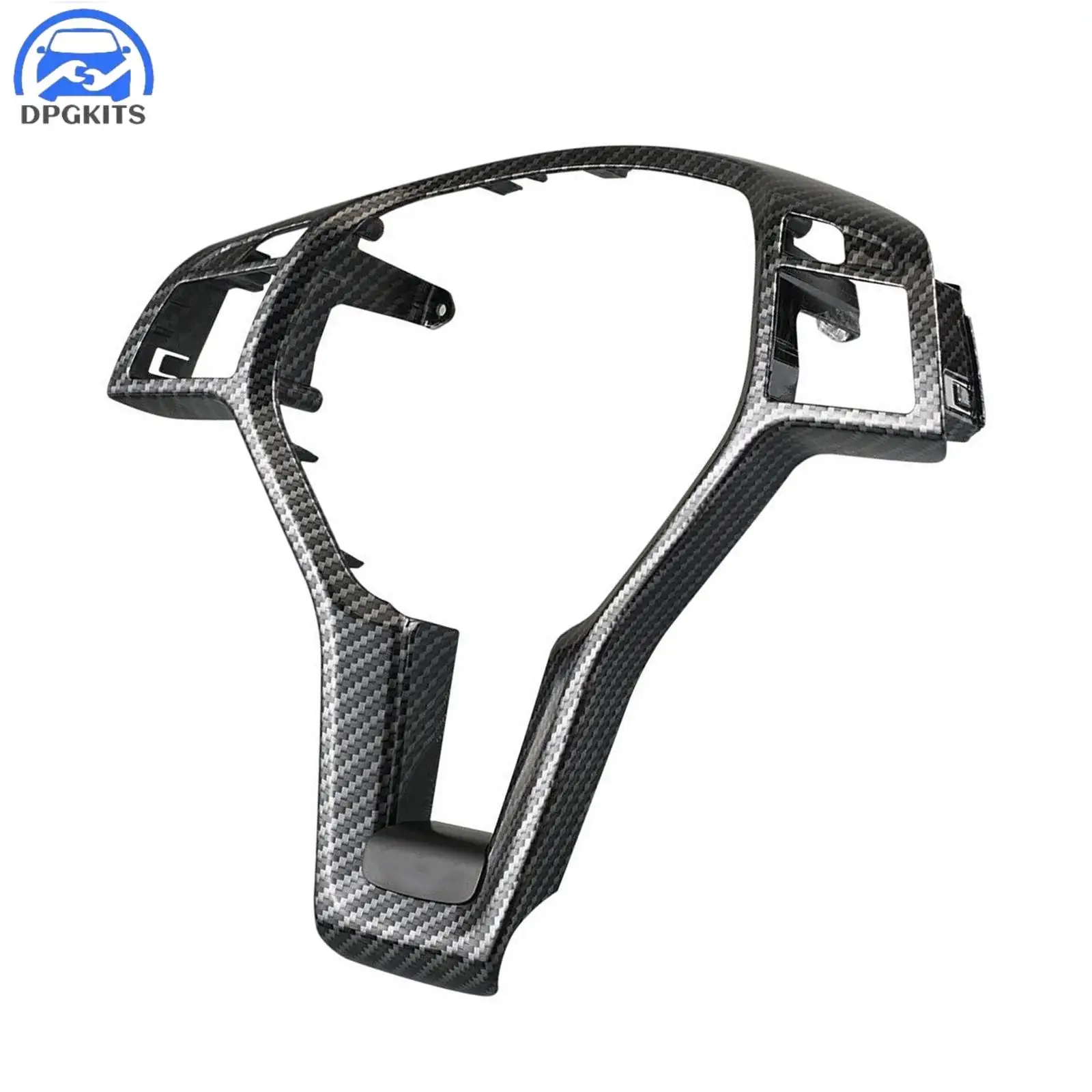 

DPGKITS 1Pc Steering Wheel Cover Trim For AMG Benz C-Class E-CLASS W204 W212 Carbon Fiber Style 0994640013, 09946400139107