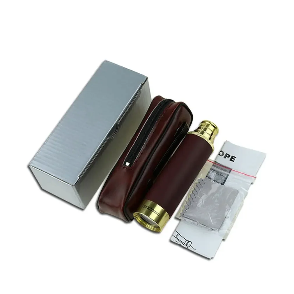 تلسكوب القراصنة الرجعية زوومابلي 25x30 جيب أحادي العين المحمولة الكابتن للطي مقاوم للماء Spyglass يده HD تلسكوب #6