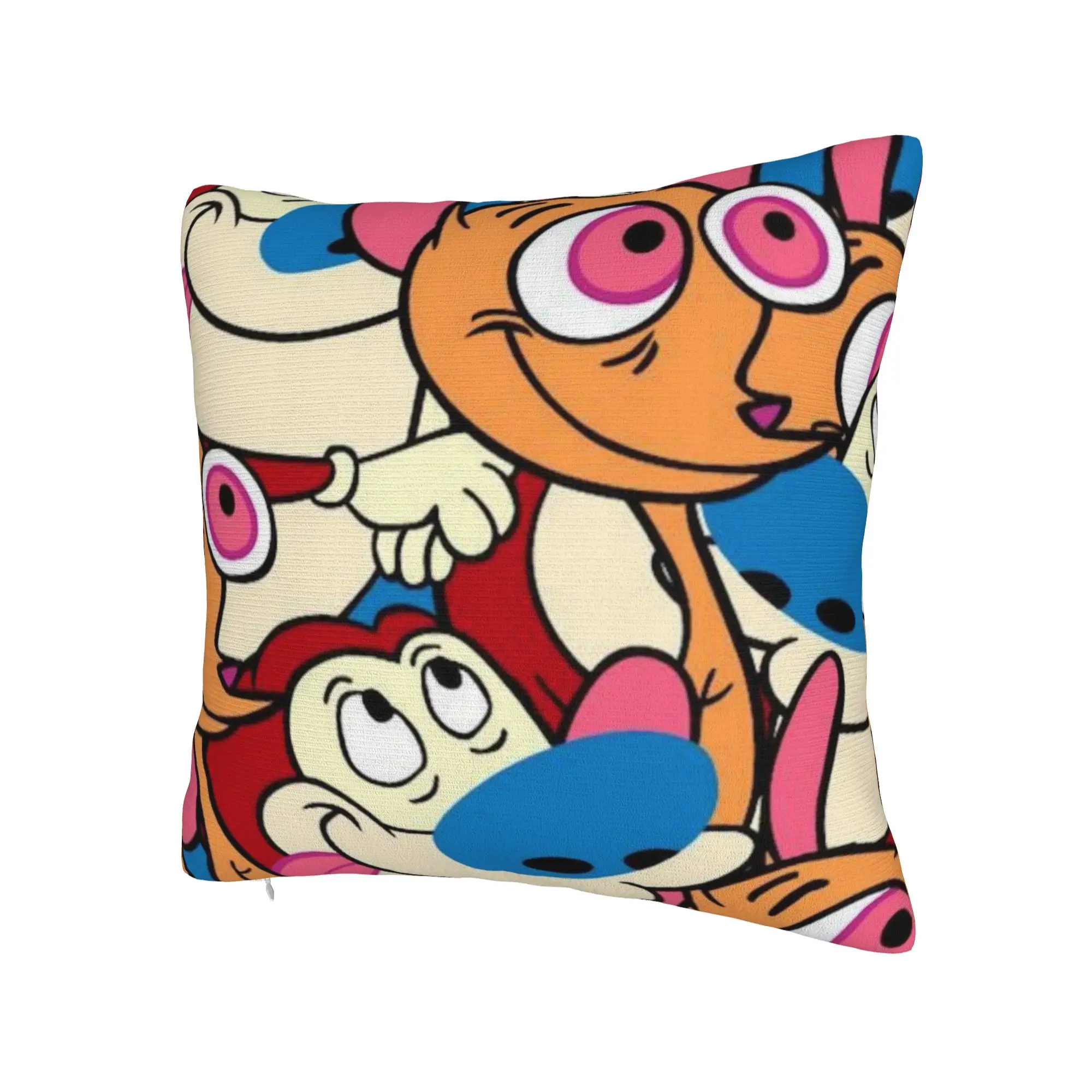 Soft and Sweet Bed  Duo Rucksack Ren & Stimpy  Decorations Pillowcases Stuff  Pillow Covers Square Multi Size