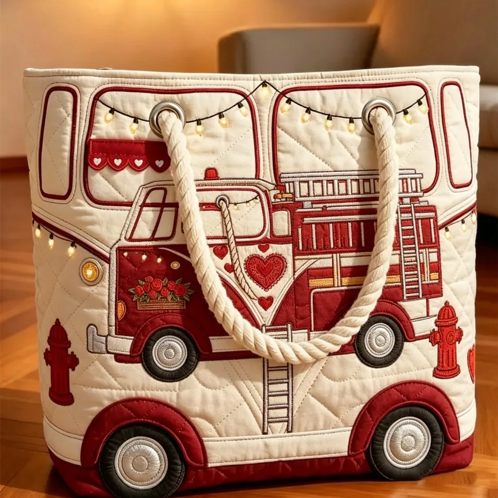 Women's Quilted Handbag, Lightweight and Durable Quilted Shopping Bag, Without Embroidery Patterns