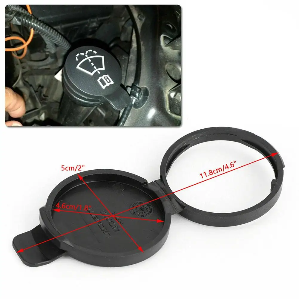 Car Windshield Wiper Washer Fluid Reservoir Tank Bottle Cap Cover Compatible with Chevrolet Aveo Cruze Malibu Sonic Trax Volt Eq view 5