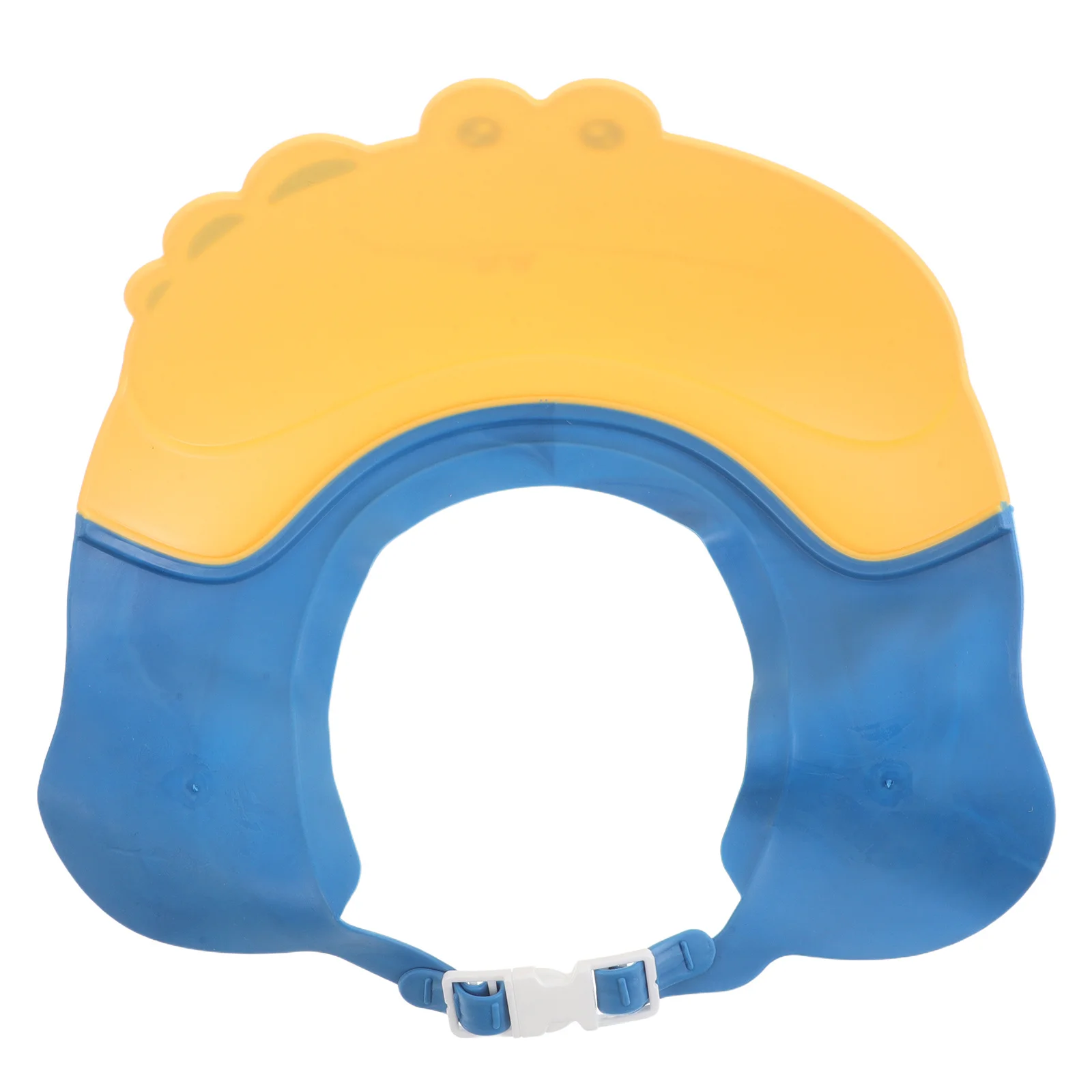 

Детская регулируемая водонепроницаемая шапочка для купания, мягкий козырек для шампуня, защита глаз и ушей, многоразовая шапочка для душа для детей