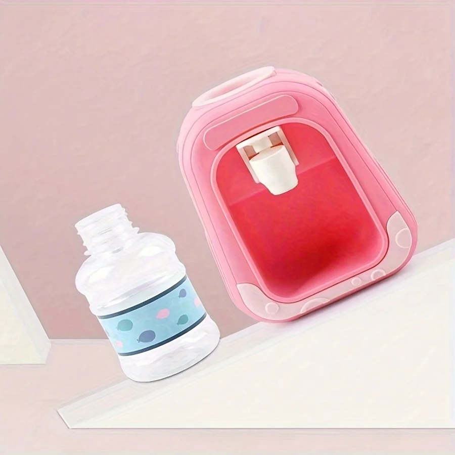 1pc Children\'s fun mini drinking machine toy mini bucket plastic lotion bottle
