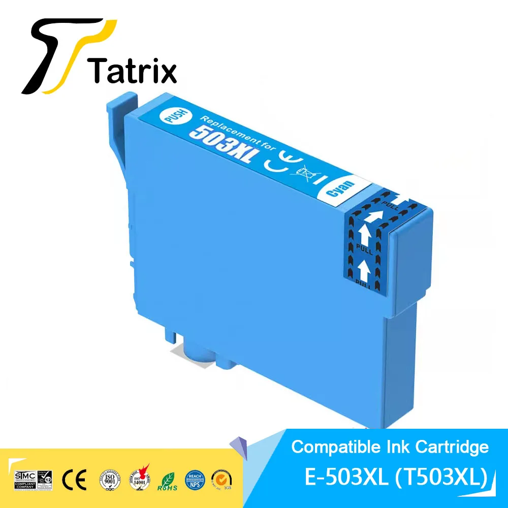 Tatrix 503XL 503 XL T503 T503XL Цветной совместимый струйный картридж премиум-класса для Epson XP-5200/XP-5205, WF-2960DWF/WF-2965DWF