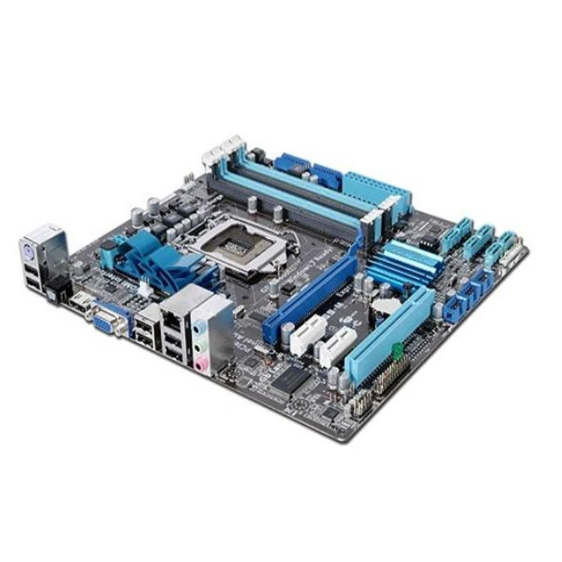 Used For P7H55-M Motherboards LGA 1156 DDR3 16GB M-ATX For Intel H55 Desktop Mainboard SATA II USB2.0