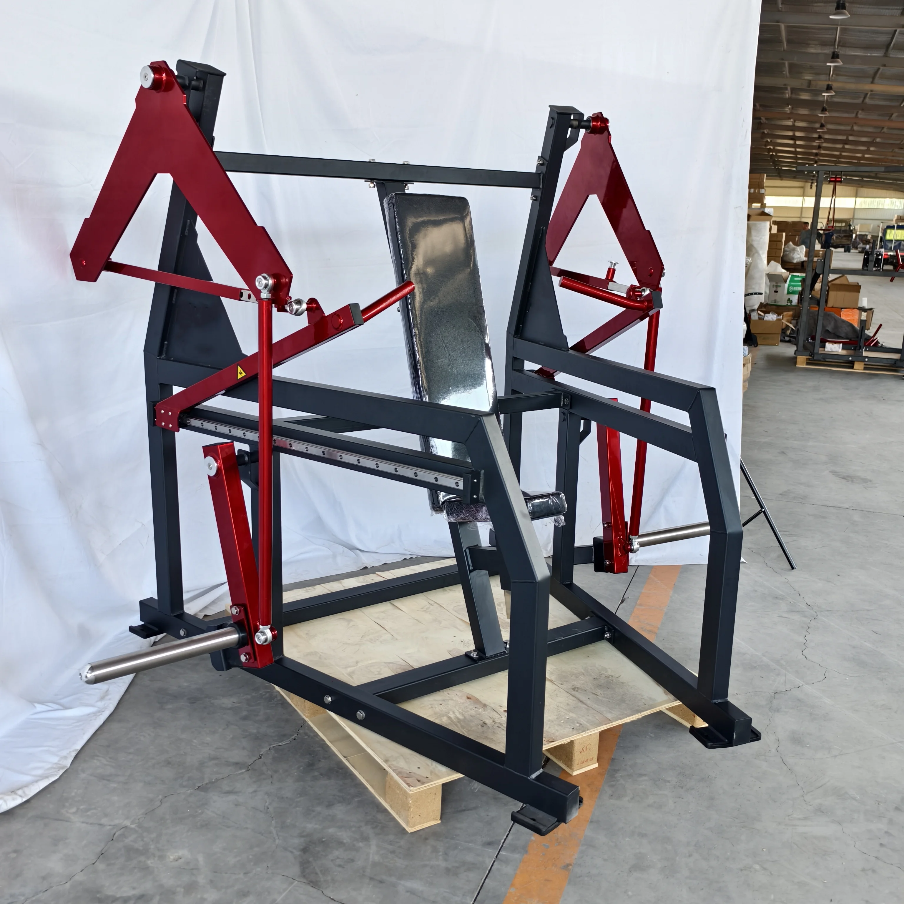 

High Quality Strength Training Routine Commercial Gym Equipment Plate Loaded Chest Biceps Training Adjustable Chair Chest Press