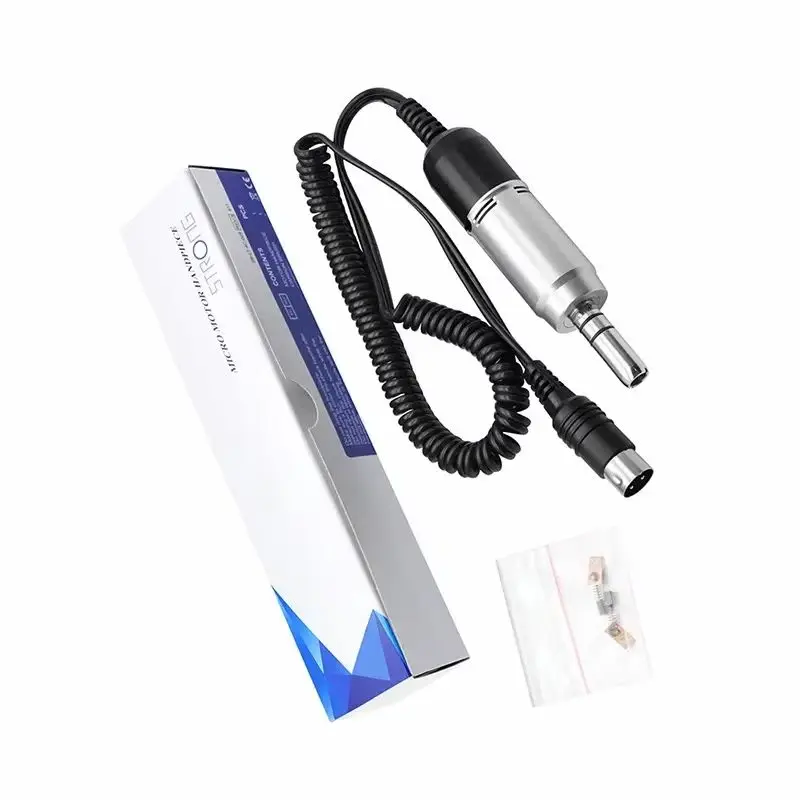 Professional Dental Portable Lab Micromotor - 35000RPM Plaster Grinding Polisher, High-Speed Dental Micro Motor