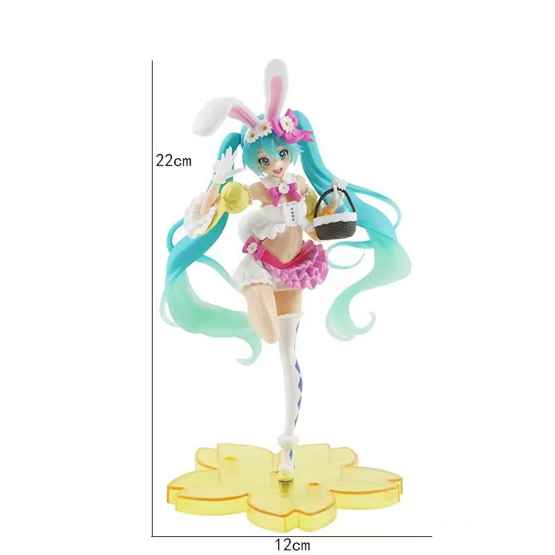 Neue Anime Hatsune Miku Actionfigur Kawaii Sammlerstück Modell Rosa Sakura Kawaiii Puppe Sammlerstücke Spielzeug Tortendekoration