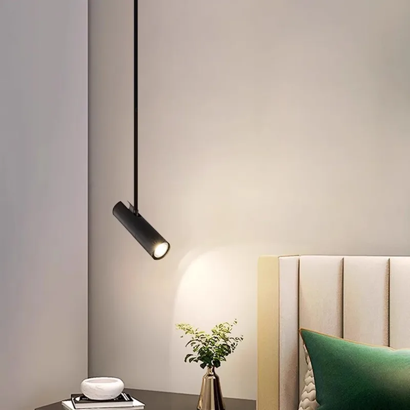 

Nordic bedroom bedside chandelier bar counter dining room office study adjustable angle spotlight
