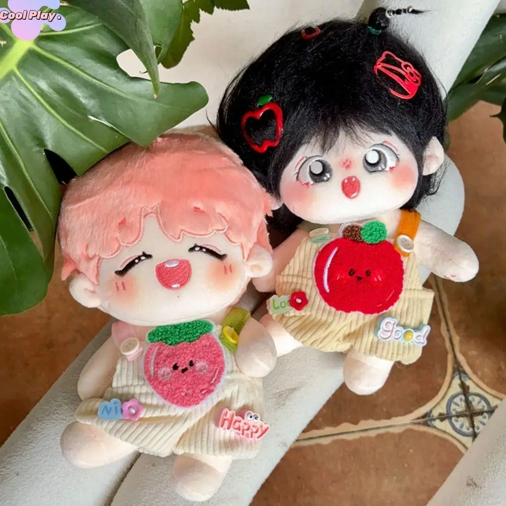 

20cm Doll Clothes Toy Fruit Pattern Orange Cotton Doll Clothes Kawaii Doll Cloth Accessories No Attributes Dolls Clothes