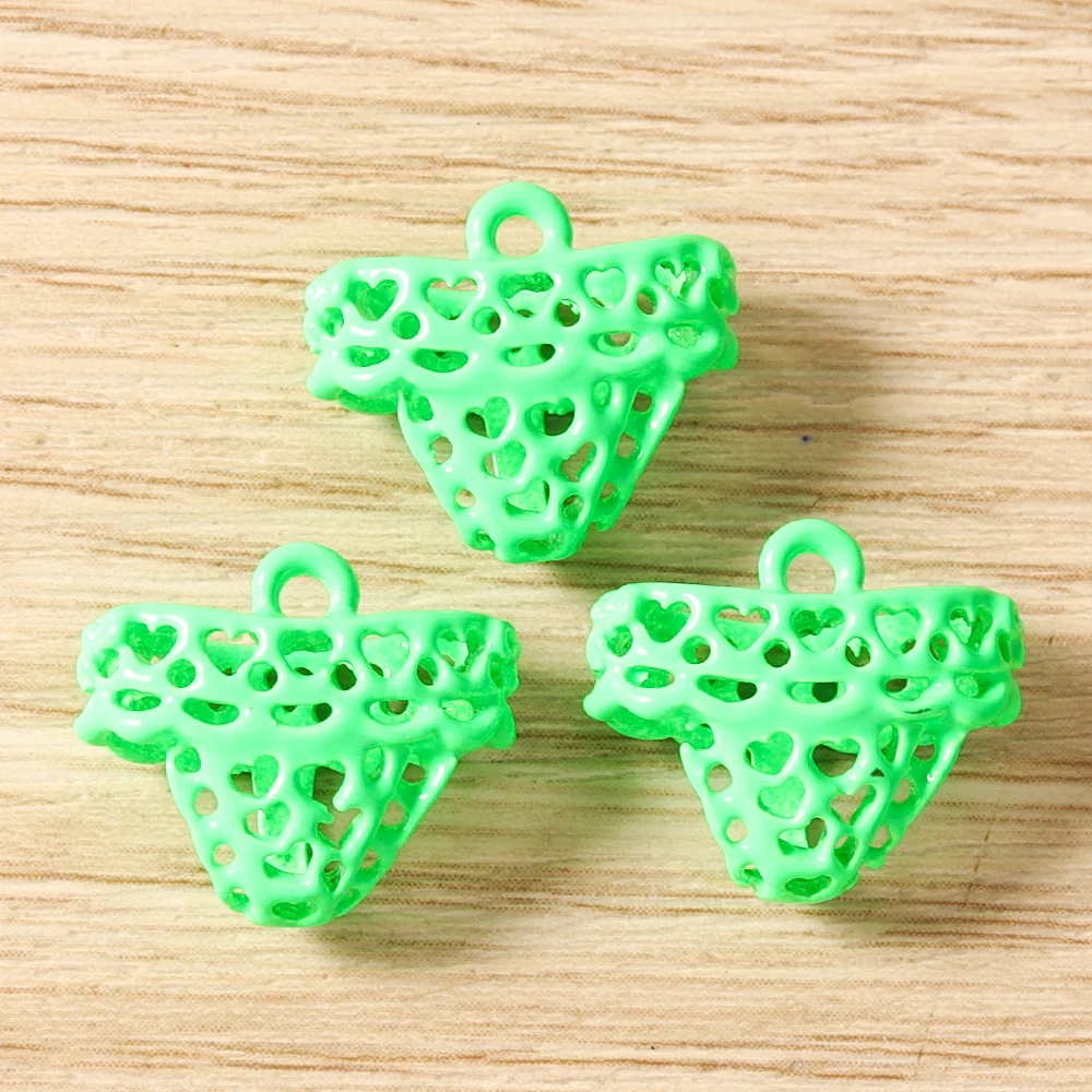Tusember 5 Stück Niedliche Emaille Kawaii 3D Pantoffel- und Hutanhänger für Ohrringe, Halsketten, Armbänder, DIY-Schmuckherstellungszubehör – Detail 36