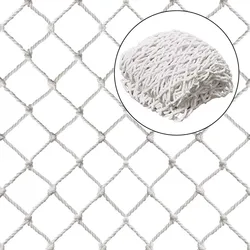 Safety Netting Building Against Falling Net Balcony Window Stairs Safe Deck Fence White Nylon Protection Baby Cat Dog