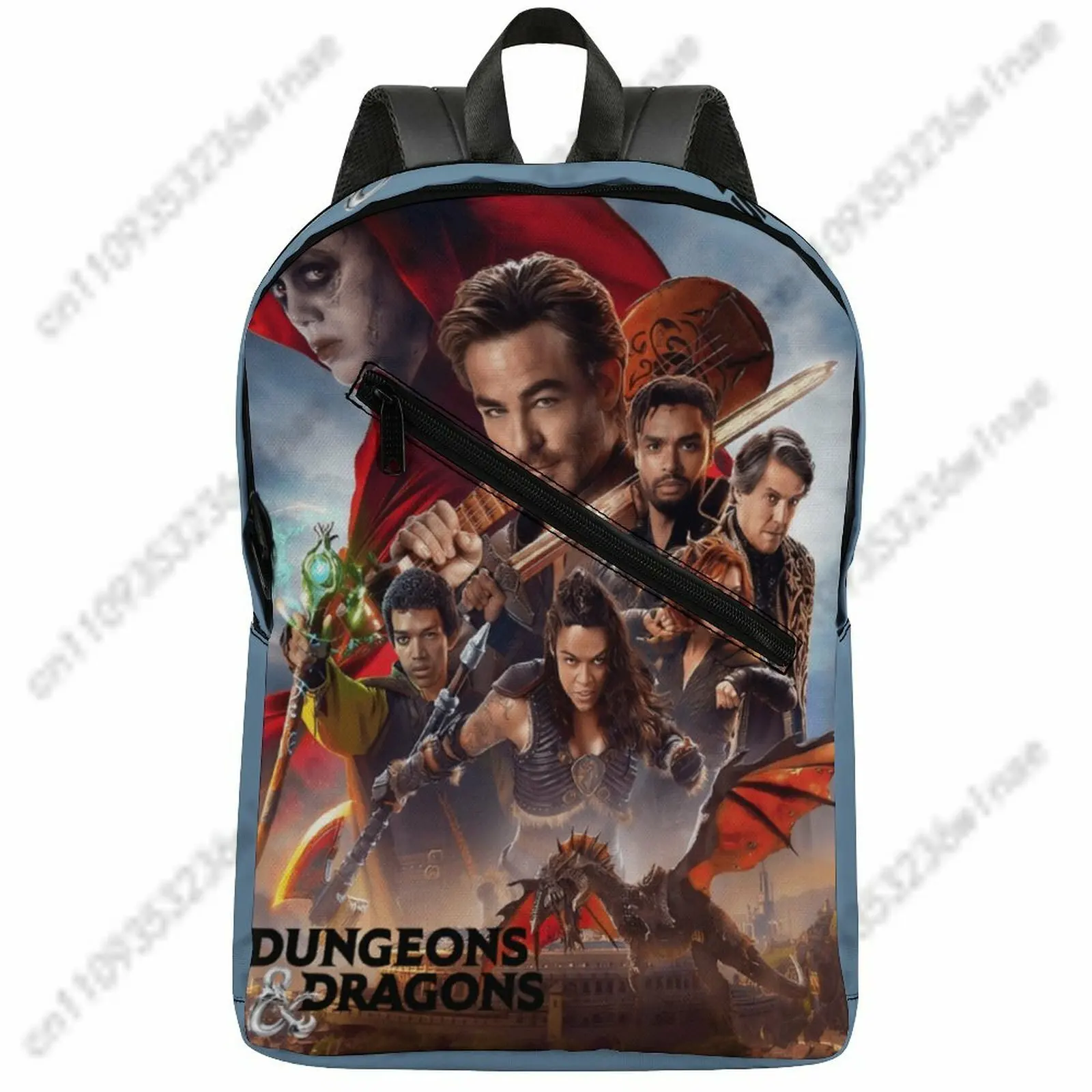 

Dungeons Dragons Bag 2 CompartMent Backpack High Quality Comfort Type Schoolbag Design Your Photo Logo Text Custom Gifts