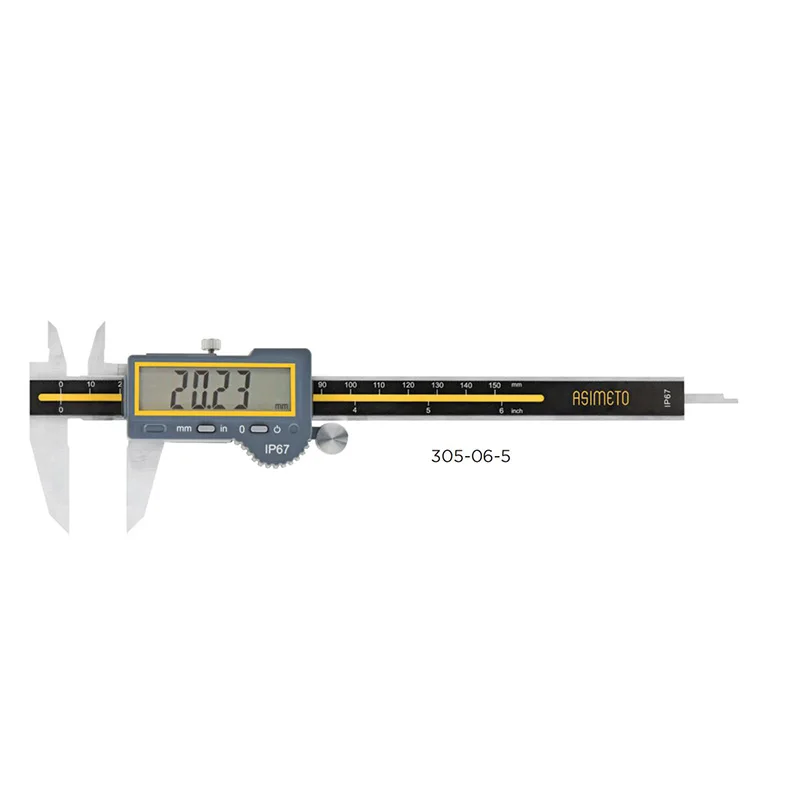 Asimeto IP67 Big Screen Digital Calipers