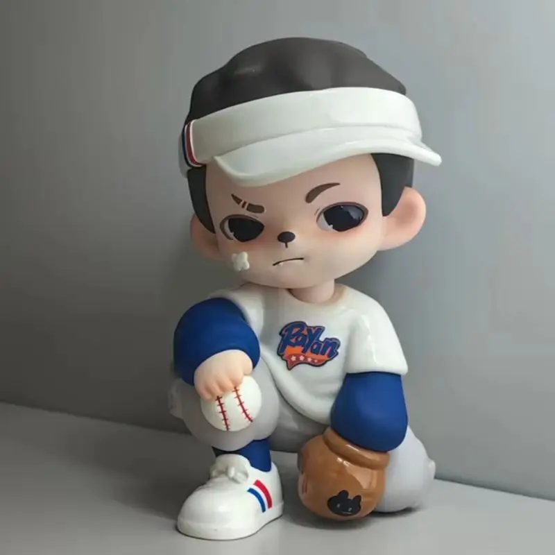 Rayan Camping – boîte aveugle sur le thème, figurine à collectionner avec policier et personnages d'amministreur Panda, carte jouet interactive