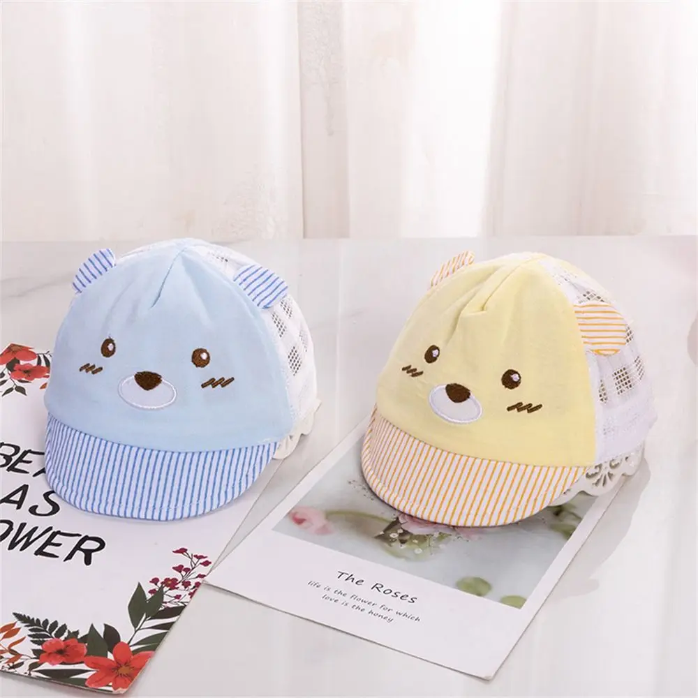 

Cute Cartoon Baby Baseball Cap Boys Girls Breathable Sun Cap Infant Summer Hat Toddler Panama Hat