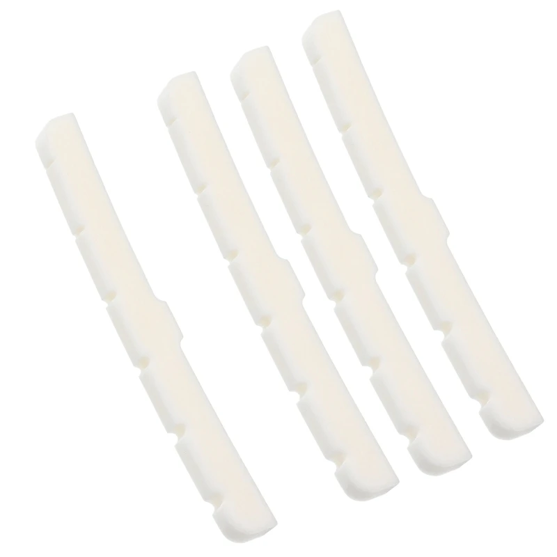 

Slotted Guitar Bone Saddles Electric Guitar 6 String Pre-Slotted Nut N58B