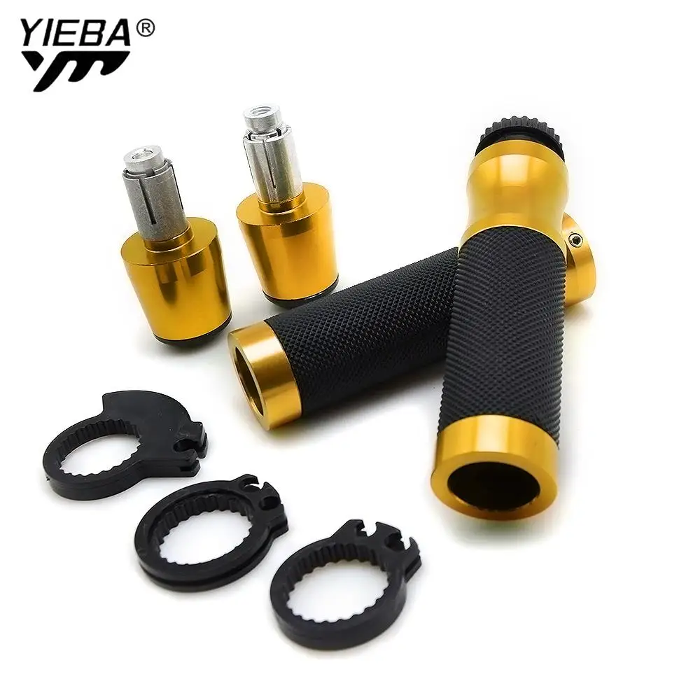 22mm Motorcycle handlebar grips Handle bar ends hand grip For KAWASAKI ZX10R  ZZR/ZX1400 S VeRsion H2/H2R ZX6R/636 ZX10R Z750R