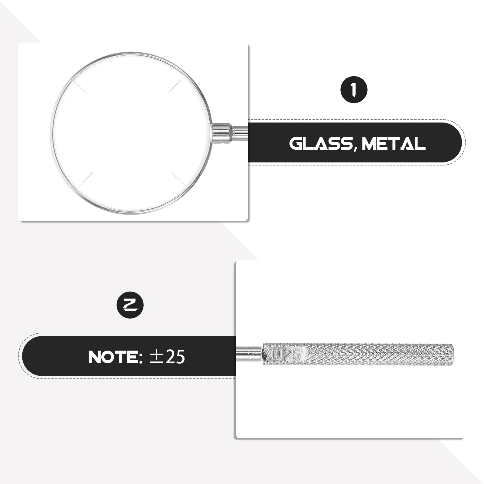 

Cross Cylinder Optical Lens Optometry Tool Portable High Testing Tool for Eyeglasses Stores Optometrists