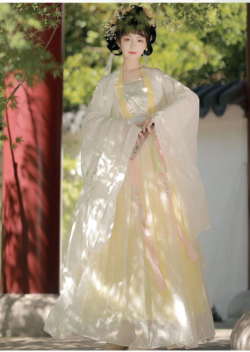 

Китайский комплект платья феи династии Тан, женская традиционная юбка в этническом стиле, костюм для косплея