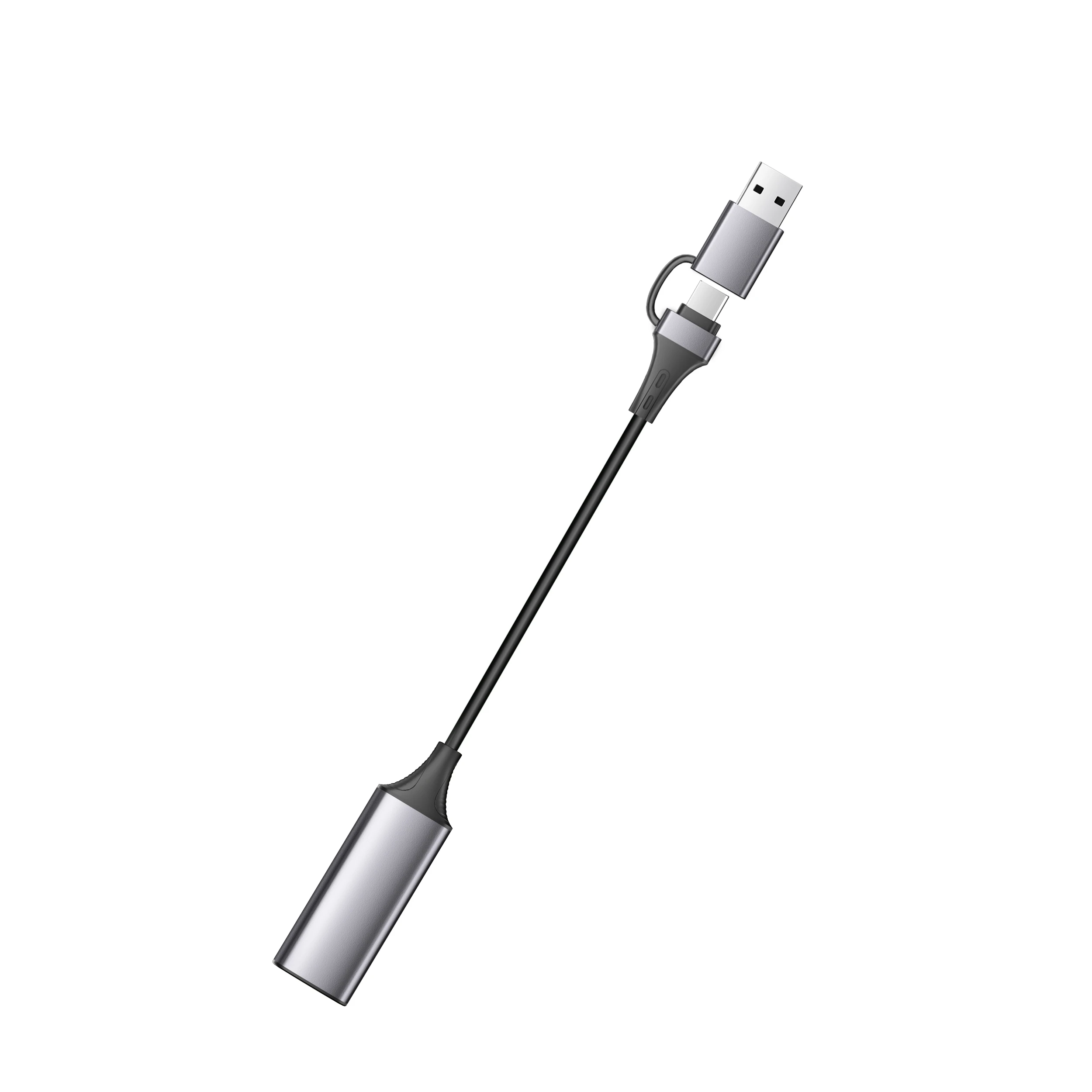 بطاقة التقاط الفيديو المتوافقة مع HDMI ، صوت من النوع C ، مسجل فيديو للكمبيوتر الشخصي ، تدفق الألعاب ، البث المباشر ، التدريس ، USB A ، 2 في 1