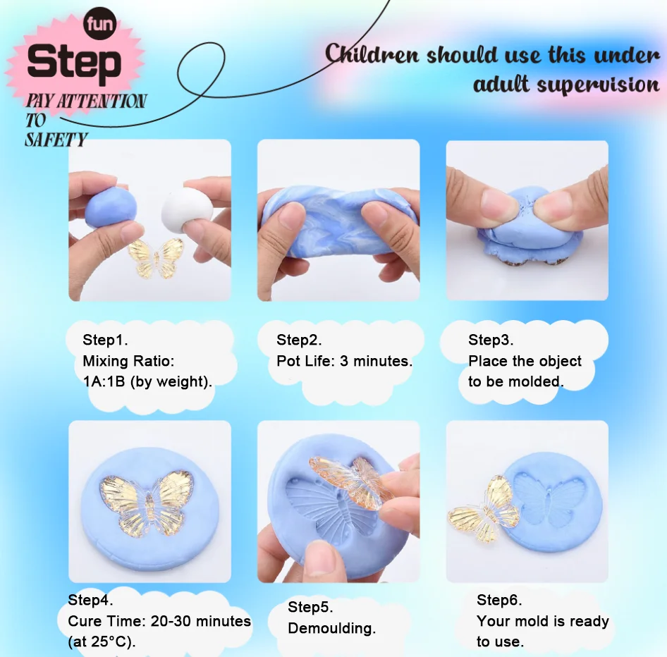 50g/100g/200g/400g Stały żel krzemionkowy Silikonowa szpachlówka do formowania Silikonowa szpachlówka Bezpieczna dla żywności Sugarcraft do form dentystycznych Gumowa gleba — zdjęcie 7