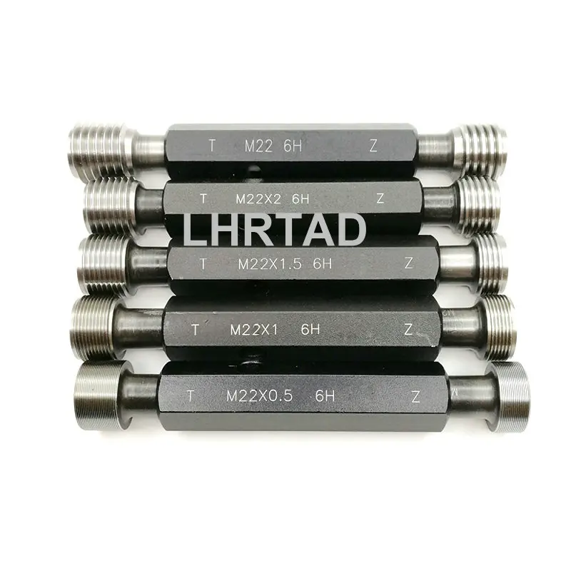 6H T Z thread Plug gauge M22x2.5mm M22x2 M22x1.5 M22x1 M22x0.75 M22x0.5 Metric Fine Internal measuring thread plug gauge M22x1mm