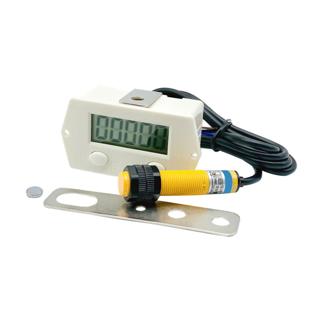 Electronic Digital Display Counter Proximity Industrial Magnetic Sensor Switch Punch Counter Automatic Induction Meter Tool